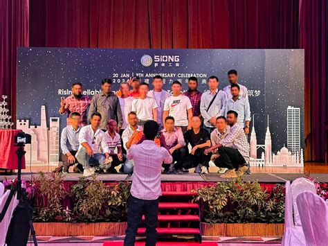 event stage backdrop design setup happy hues