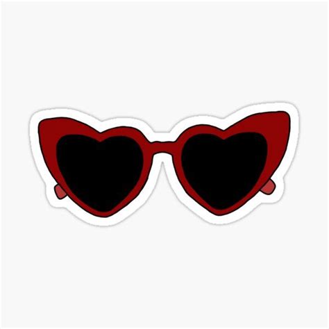 Pegatina Con La Obra Heartshaped Sunglasses De Geek Stop Pegatinas