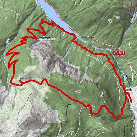 Rinnen Rotlech Stausee Raaz Alpe BERGFEX Wanderung Tour Tirol