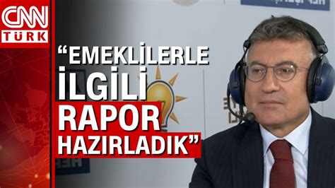 AK Parti den emeklilere zam açıklaması Abdullah Güler Beklentiyi