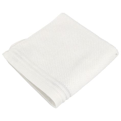 Serviette De Toilette 50x100 Dune Blanc Linnea Linge De Maison Et
