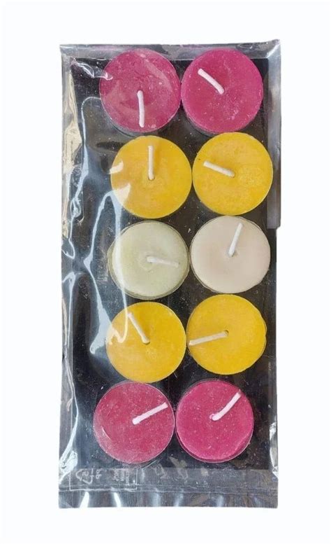 Paraffin Wax Decorative Plain Round Candles At Rs 22 Pack Decorative