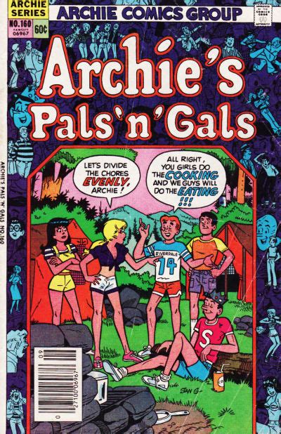 Gcd Cover Archies Pals N Gals 160