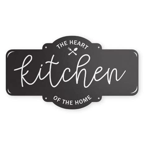 Personalized Metal Kitchen Signs - Heagor