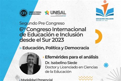 Este Viernes Y SÁbado Se RealizarÁ El Segundo Pre Congreso Internacional De EducaciÓn E