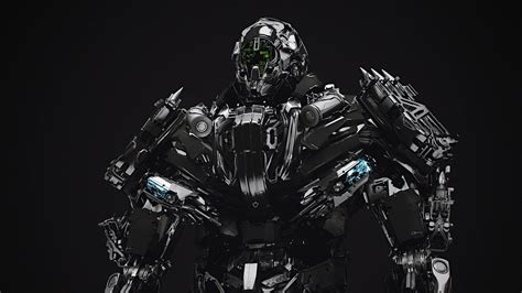 434 Black Wallpaper Hd Robot For FREE - MyWeb