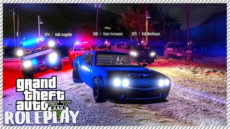 Gta Roleplay Incredible High Speed Police Chase Ep Criminal