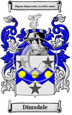 Dimsdale Name Meaning, Family History, Family Crest & Coats of Arms