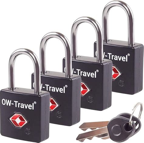 Ow Travel Cadenas Cl Tsa Pour Valise Cadenas Clef Tsa Antivol Pour