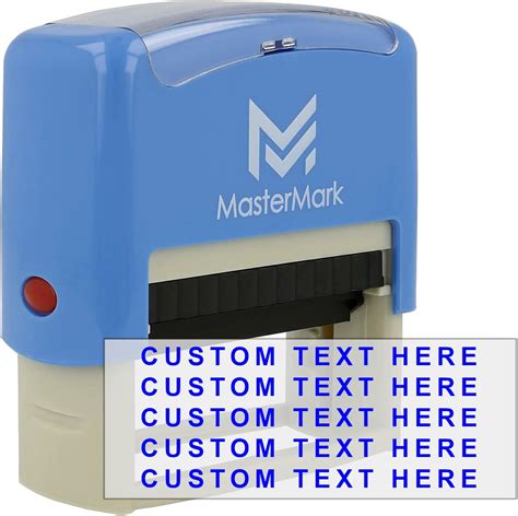 4912 Up To 4 Lines Of Custom Copy Self Inking Stamp