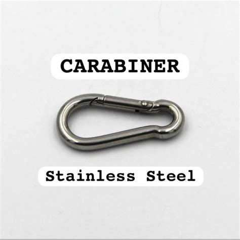 Jual Carabiner Karabiner Snap Ss Stainless Stenlis M Shopee Indonesia