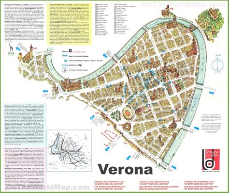 Verona Sightseeing Map