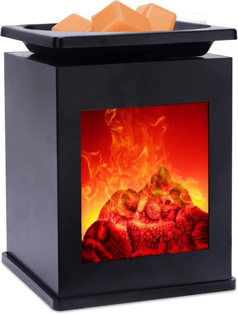 Buy Arvidsson Fireplace Wax Melt Warmer Electric Flame Wax Warmer For