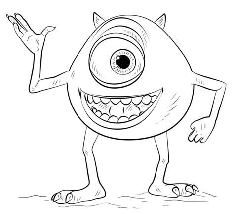 Dibujos De Mike Wazowski Para Colorear Para Colorear Pintar E Imprimir