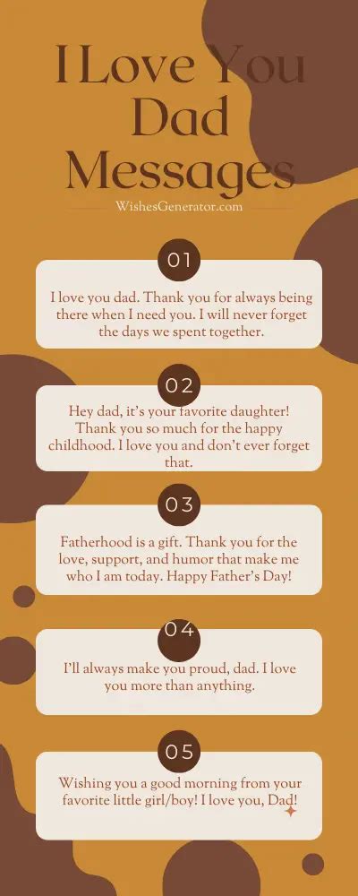 49 Love Messages for Dad – I Love You Dad Messages