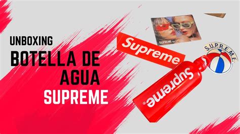 Botella De Agua SUPREME Unboxing YouTube