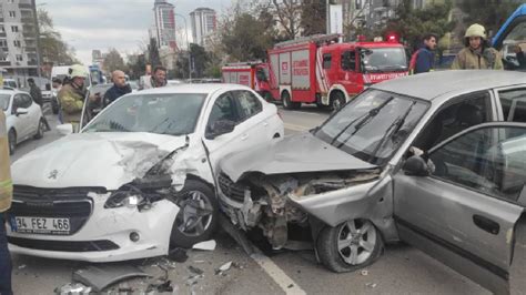 Kartal daki trafik kazasında 4 kişi yaralandı Son Dakika Haberleri