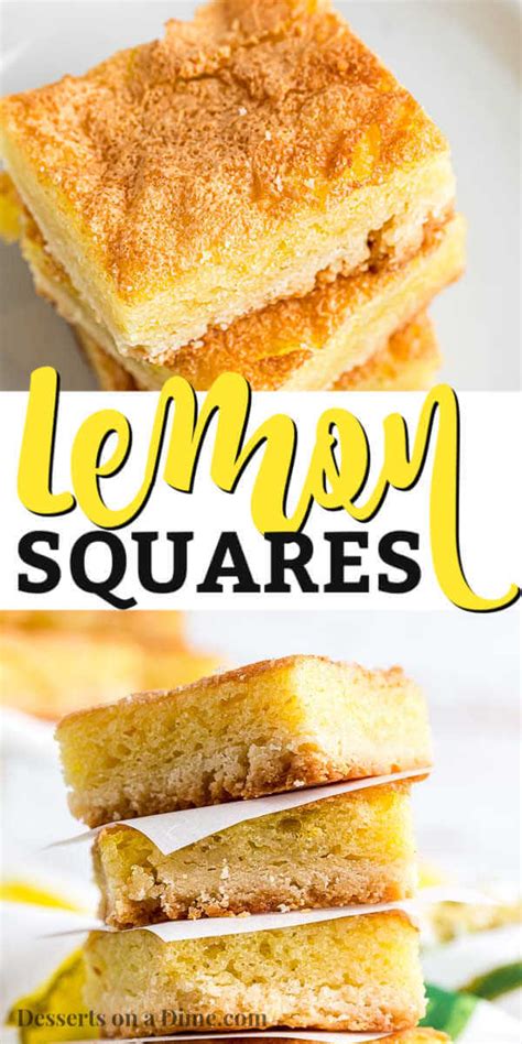 Lemon squares recipe - old fashioned lemon squares