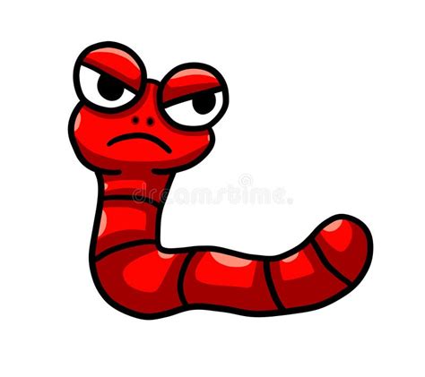 Angry Worm Cartoon Stock Illustrations 222 Angry Worm Cartoon Stock