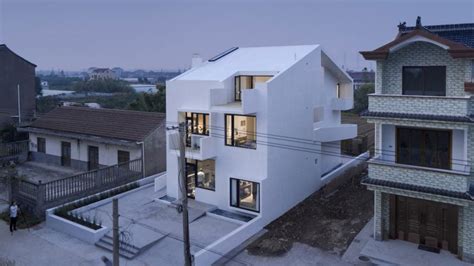 Azl Architects Wraps Wheelchair Ramp Around Multi Generational House In Rural China