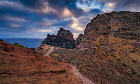 Gorilla Rock In Da Ponta De Sao Lourenco In Madeira Island Stock Image