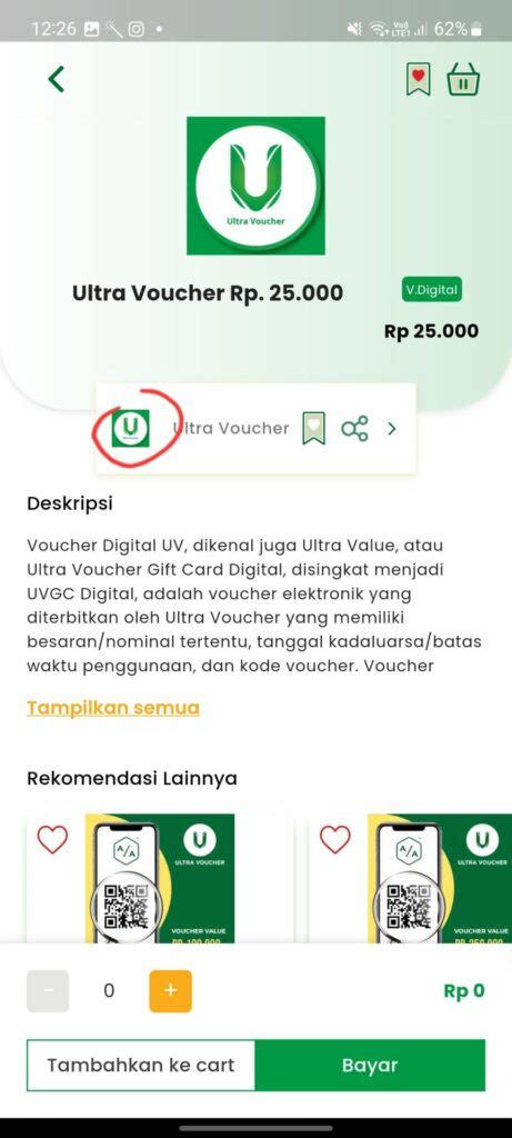 Cara Mengetahui Nominal Voucher Di Ultra Voucher