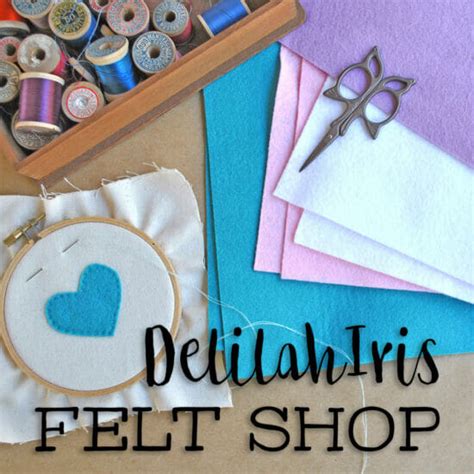 Felt Crafts Projects Hand Sewing Patterns And Diy Kits By Delilah Iris