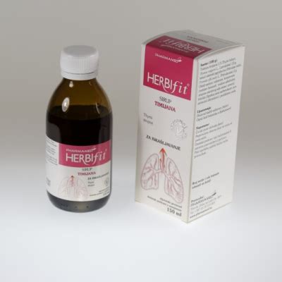 HERBIFIT SIRUP TIMIJAN 200ML PHARMAMED Herbafarm