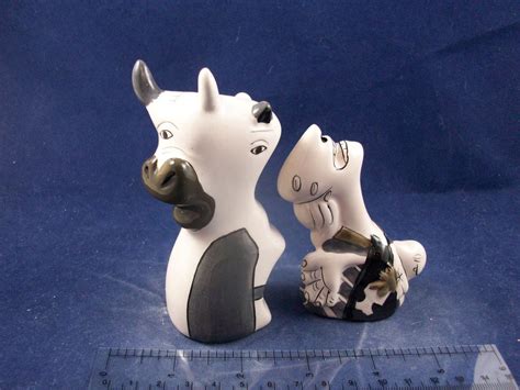 New Boxed Picasso Guernica Bull Girl Abstract Cubism Salt And Pepper