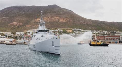 Damen Shipyards Cape Town Delivers First Of Three Multi Mission Inshore Patrol Vessels To South