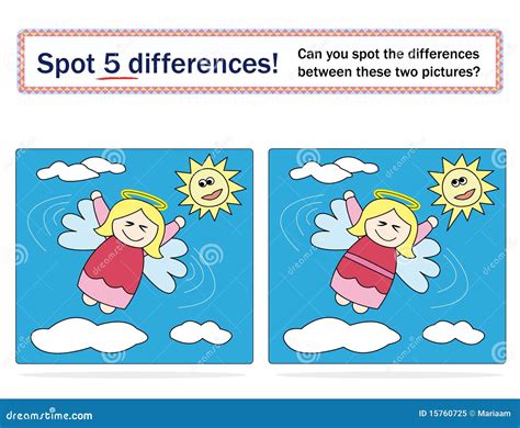 Spot The Difference Game With Answers