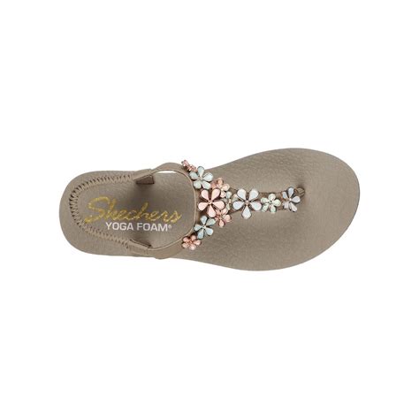 Buy Skechers Brown Meditation Glass Daisy Sandals Online