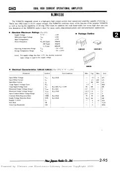 Njm Pdf Njm Japan Radio Corporation Datsheetq