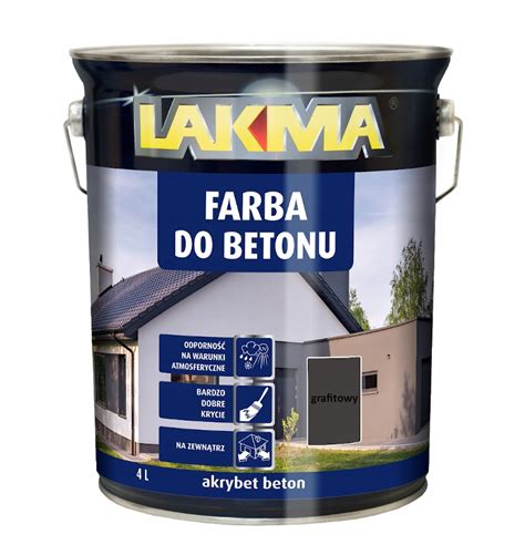 LAKMA AKRYBET BETON Farba do Betonu Akrylowa Elewacyjna Trwała