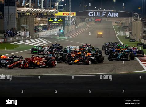 Sakhir Bahrain Max Verstappen Lewis Hamilton Charles Leclerc And