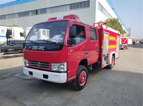 Dongfeng 4X2 Small Fire Fighting Truck 3tonne Water Tank Fire Truck