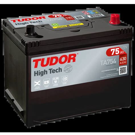 Tudor TA754 Bateria De Carro Tudor 75Ah 12V