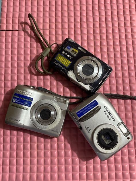 Defective Olympus Fe Fe Sony Cybershot Photography Cameras On