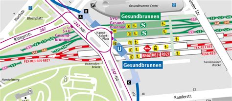 S U Gesundbrunnen Haltestelleninfo BVG