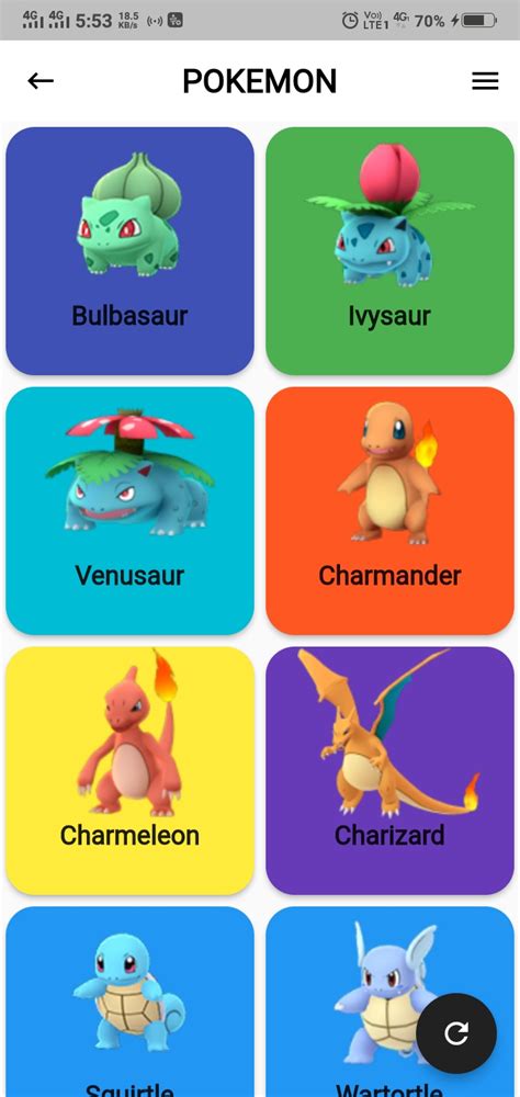 A Pokemon App With Flutter And Api