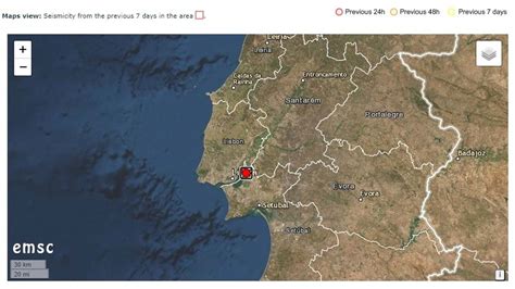 Sismo De Magnitude Sentido Na Regi O De Lisboa Ltima Hora S Bado