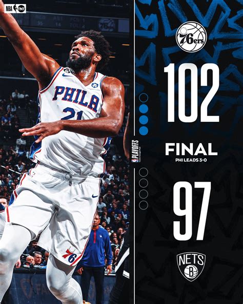 Nba On Tnt On Twitter The Sixers Take A Commanding Series Lead