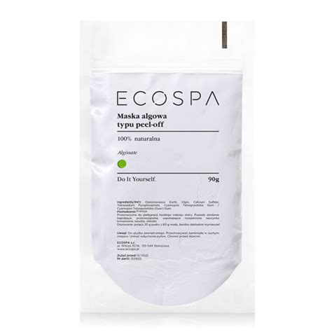 Ecospa Maska Algowa Typu Peel Off Cena Opinie Recenzja Kwc