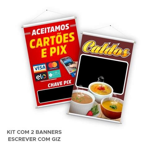 Banner Caldos E Aceitamos Cart Es Pix Restaurante Bar Un