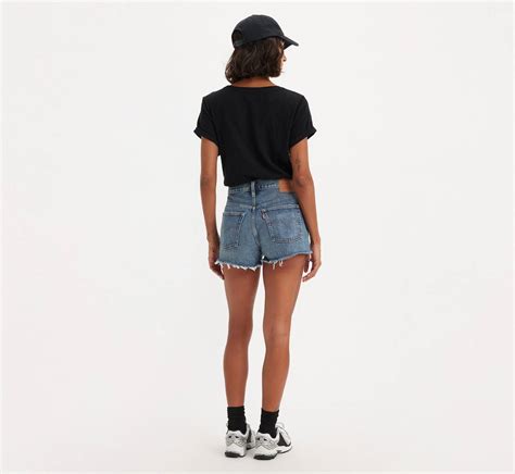 501® Original Fit High Rise Womens Shorts Dark Wash Levis® Us