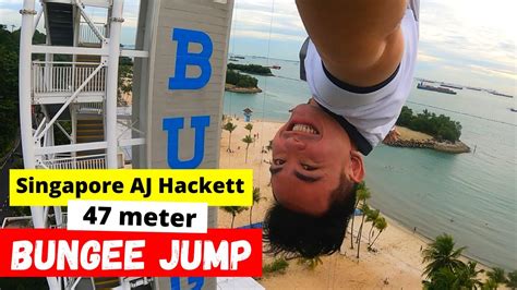 Singapore Aj Hackett Skypark Bungee Jump Review First Bungy Jump