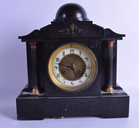 Ansonia Chinoiserie Decorated Black Slate Clock Price Guide