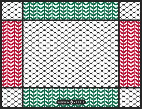 Palestinian Pattern Design Vector Download