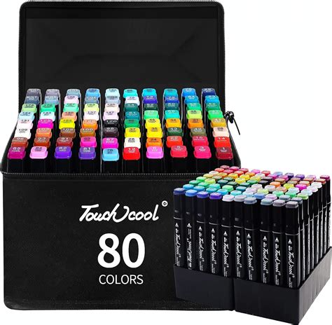 Amazon Touchcool 80 Colors Alcohol Marker Newly Upgraded Marker