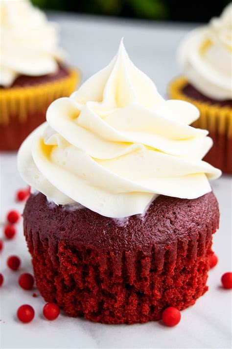 Red Velvet Cupcakes Recipe With Cream Cheese Frosting